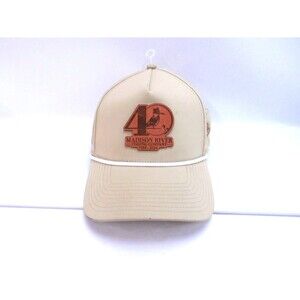 Madison River Fishing Company Brand Hat Logo Cap  Beige Snap back Adjustable